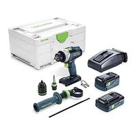 Festool Perceuse-visseuse sans fil QUADRIVE TDC 18/4 5,0/4,0 I-Plus