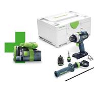 Festool Perceuse-visseuse sans fil QUADRIVE TDC 18/4 I-Basic-5,0