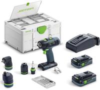 Festool Perceuse-visseuse sans fil T 18+3 HPC 4,0 I-Set