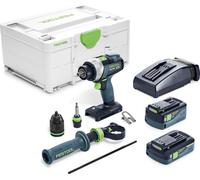 Festool Perceuse-visseuse sans fil TDC 18/4 5,0/4,0 I-Plus QUADRIVE