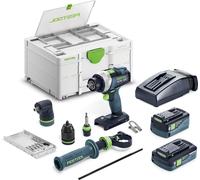 Festool Perceuse-visseuse sans fil TDC 18/4 5,0/4,0 I-Set QUADRIVE