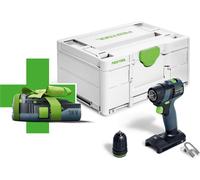 Festool Perceuse-visseuse sans fil TXS 18-Basic- -3,0, avec pack de batteries 3,0 Ah, Systainer et mandrin à serrage rapide, 578064