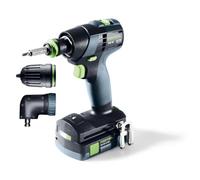 Festool Perceuse-visseuse sans fil TXS 18 C 3,0-Set – 2 batteries 18V 3,0Ah, chargeur, Systainer