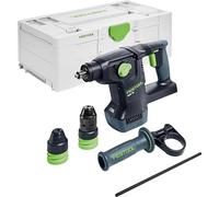 Festool Perforateur Burineur sans Fil KHC 18 EB - SDS-Plus 18 V | Marteau perforateur sans balais 2,6 J - mode percuteur, perçage, vissage - livré sans batterie ni chargeur