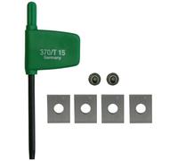 Festool Plaquettes de Rechange HW-WP 7,6x12x1,5 - Lot de 4