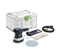 Festool Ponceuse Excentrique ETS 150/3 EQ-Plus, Plateau 150 mm | Ponceuse orbitale professionnelle 3 mm d'orbite - légère, ergonomique, avec aspiration intégrée