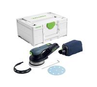 Festool Ponceuse Excentrique sans Fil ETSC 2 125 - Basic | Moteur EC-TEC sans balais, plateau freiné, éclairage LED intégré - vendu sans batterie ni chargeur, avec Systainer SYS3 M 187