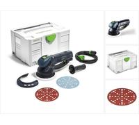 Festool RO 150 FEQ-Plus ROTEX Ponceuse excentrique à engrenage 720W course 5mm ( 571805 ) dans Systainer + 50x disques abrasifs P60