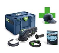 Festool Rotex RO 150 FEQ-Plus 100Y Ponceuse Excentrique 150 mm | Édition 100 ans - ponçage grossier, fin et polissage en un seul outil, avec Systainer et pack Granat Mix
