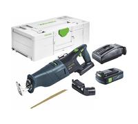 Festool RSC 18 EB-Basic Scie sabre sans fil 18 V Brushless + 1x batterie 3,0 Ah + chargeur + systainer