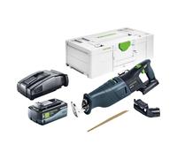 Festool RSC 18 EB-Basic Scie sabre sans fil 18 V Brushless + 1x batterie 8,0 Ah + chargeur rapide + Systainer