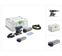 Festool RTS 400 REQ-Plus Ponceuse vibrante 80 x 130 mm, 125 W + Coffret Systainer + Sac à poussière SB-Longlife pour RTS/DTS/ETS (201693) (576057)