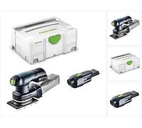 Festool RTSC 400 18V Ponceuse vibrante hybride sans fil ou secteur avec boîtier Systainer + Adaptateur secteur ACA 220-240/18V Ergo
