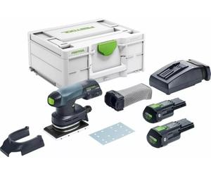 Festool RTSC 400 3.0 I-Plus 18V Li-Ion Ponceuse Orbitale Sans Fil (2x 3.0Ah) Dans Systainer - 80 X 130 Mm