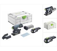 Festool RTSC 400-Basic Batterie Ponceuse vibrante 18 V 80 x 130 mm Brushless + 1x batterie 3,0 Ah + Systainer - sans kit de chargement