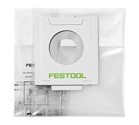Lot de 5 Sacs d'élimination des déchets - FESTOOL - ENS-CT 48 AC/5 - Pour aspirateurs CT avec fonction AutoClean