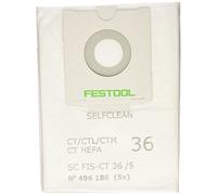 Festool SELFCLEAN SC FIS-CT 36/5 Sac filtre pour Aspirateur mobile CT 36 - 5 Pièces (496186)