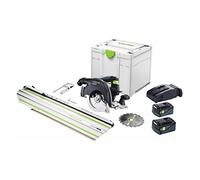 Festool Scie circulaire à capot basculant sans fil HKC 55 5,0 EBI-Set-FSK 420