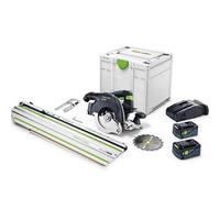 Festool Scie circulaire à capot basculant sans fil HKC 55 5,0 EBI-Set-FSK 420