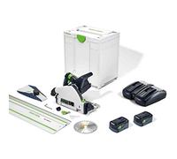 Scie plongeante sans fil TSC 55 5,0 KEBI-Plus/XL-FS - FESTOOL - avec 2 batteries 18V 5.0Ah - chargeur double - systainer - 577391