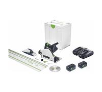 Festool Scie plongeante TSC 55 5,0 KEBI-Plus/XL-FS, 2 batt. 18V 5,0Ah, chargeur double, systainer