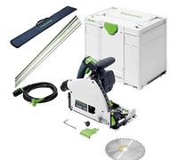 Festool Scie plongeante TS 60 KEBQ-Plus avec rails de guidage FS1400/2 et sac FS-Bag