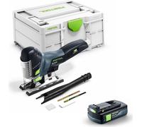 FESTOOL Scie sauteuse pendulaire sans fil CARVEX PSC 420 EB-Basic + 1 batterie 3,0 Ah - 576521_F