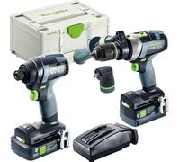 Festool Set de vissage et de perçage TID 18 5,0/4,0-Set TPC 18/4
