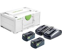 Festool Set Énergie SYS 18V 2x5,0/TCL 6 DUO