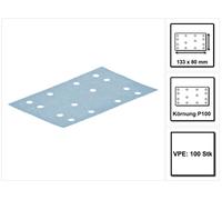 Festool STF 80x133 Bandes de ponçage Granat P100 80 x 133 mm - 100 pièces. ( 499628 ) pour ponceuses RTS 400, RTSC 400, RS 400, RS 4, LS 130