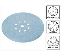 Festool STF D225/8 Disques à poncer grenat 225 mm PLANEX P120 GR / 25 pièces ( 499638 )