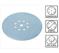 Festool STF D225/8 Disques abrasifs grenat 225 mm pour PLANEX P80 GR / 25 pièces ( 499636 )