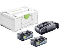 Set énergie 18V SYS 2 x 8,0 / SCA 16 + coffret SYSTAINER 3 - FESTOOL - 577327