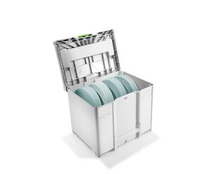 Festool SYS-STF D225 GR NET-Set Matériaux De Ponçage-Systainer³ Granat SYS-STF Granat Net D 225 Dans Systainer