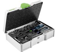 Festool Clé à cliquet 578112 - 2 / 2,5 / 3 / 4 / 5 / 6 mm - 9 pièces