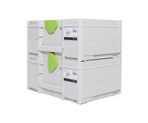 Festool Systainer Lot de 2 boîtes à outils SYS3 M 187 (2 x 204842) 15,9 l 396 x 296 x 187 mm