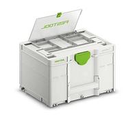 Festool SYS3 DF M 237 Systainer Coffret à outils avec compartiment à couvercle 396 x 296 x 237 mm 21,4 l accouplable (577348)