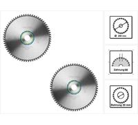 Festool TF68 Lames de scie circulaire spéciale 260 x 2,4 x 30 mm (494607) 260 mm 68 dents pour KS 88 120 - 2x pièces