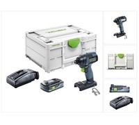 Festool TID 18-Basic Visseuse à choc sans fil 18V 180Nm 1/4" ( 576481 ) + 1x batterie 4,0Ah + chargeur