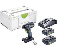 Visseuse à chocs - FESTOOL - TID 18 HPC 4,0 I-Plus - 2 batteries 4Ah - Chargeur rapide - SYSTAINER