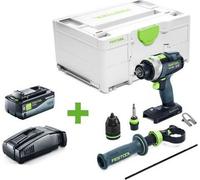 Festool TPC 18/4 I-Basic Perceuse-visseuse à percussion sans fil 18 V 75 Nm + 1x batterie 8,0 Ah + chargeur rapide + Systainer