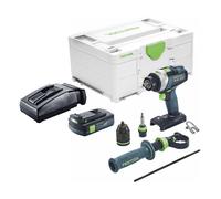 Festool TPC 18/4 I-Basic Perceuse-visseuse à percussion sans fil 18 V 75 Nm Brushless + 1x batterie 3,0 Ah + chargeur + Systainer