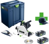 Festool TSC 55 KEB-Basic 100Y Limited Edition Scie plongeante sans fil 18 / 36 V ( 2x 18 V ) 160 mm Brushless + 2x batterie 4,0 Ah + Systainer - sans chargeur