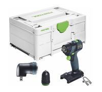 Festool TXS 18-Basic Perceuse-visseuse sans fil 18 V 40 Nm Brushless + tête angulaire + Systainer - sans batterie, sans chargeur
