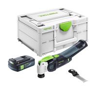 Festool VECTURO OSC 18 E-Basic Oscillateur sans fil 18 V Starlock Max Brushless + 1x batterie 3,0 Ah + Systainer - sans chargeur