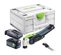 Festool VECTURO OSC 18 E-Basic Oscillateur sans fil 18 V Starlock Max Brushless + 1x batterie 5,0 Ah + chargeur + Systainer