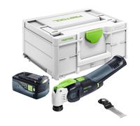 Festool VECTURO OSC 18 E-Basic Oscillateur sans fil 18 V Starlock Max Brushless + 1x batterie 5,0 Ah + Systainer - sans chargeur