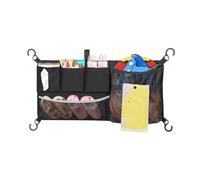 Fet de stockage de poussette, filet de poussette avec des poches de tri,Net organisateur réglable | 600D Oxford à double couche Double conception sac polyvalent pour camping aventures en plein air sho