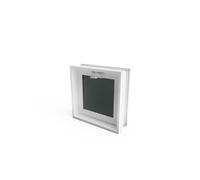 FET Fenêtre de ventilation à insérer dans un mur blocs verre, briques ou béton | Dimensions cm 30 x 10 Remplace 1 verre 8 cm. Unité vente Blanc 30x30x8
