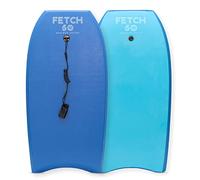 Fetch 50 Bodyboard de performance de 106,7 cm pour adultes et adolescents, avec cordon, pont réticulé et laisse enroulée de qualité, débutant à intermédiaire, bleu